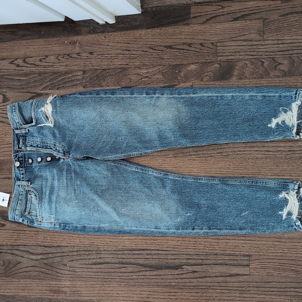 Agolde Classic Blue Denim Jeans